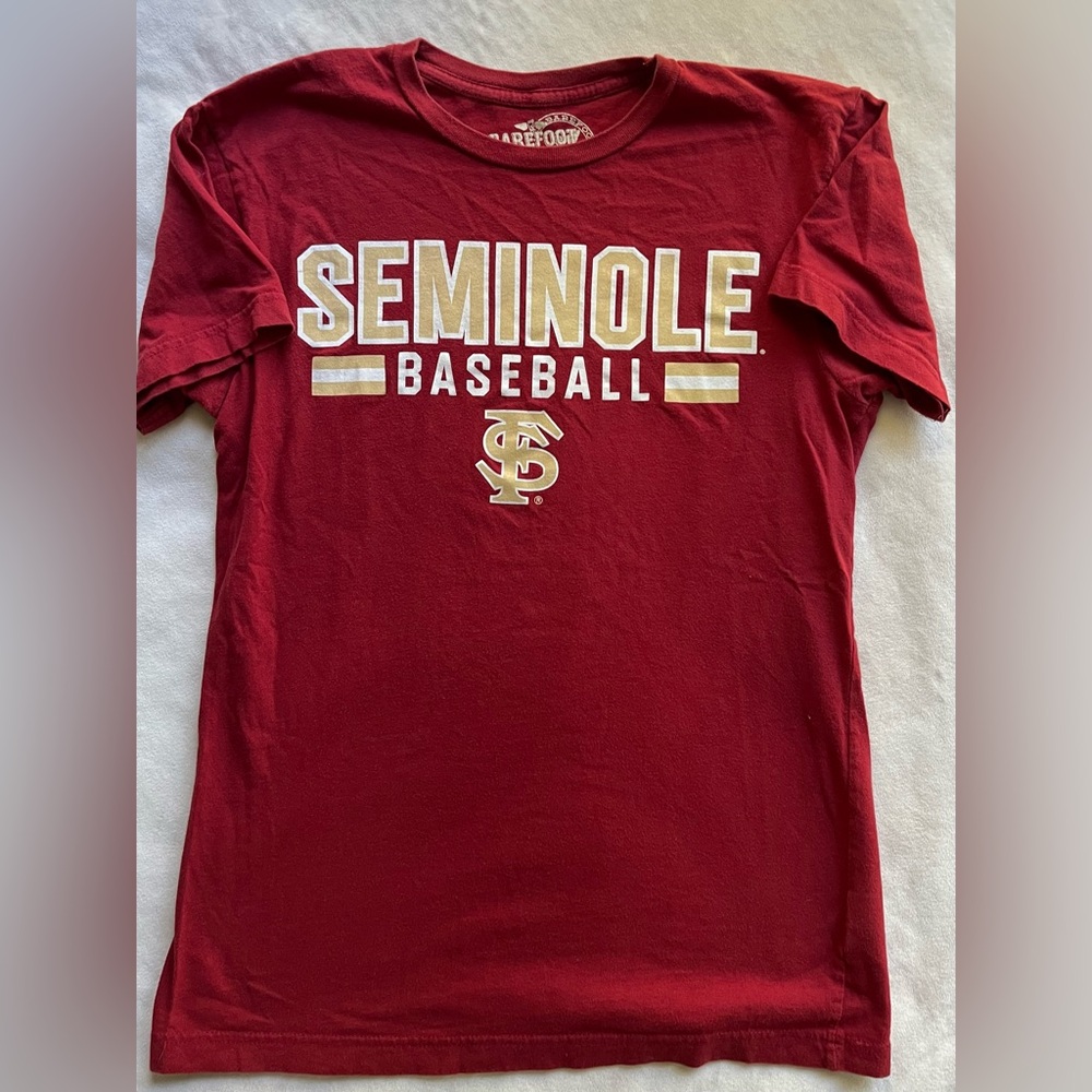 Florida State Baseball Garnet Men’s Tee, Size Small